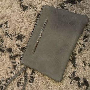 Gray Steve Madden Wristlet